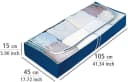 WENKO Unterbettkommode Modell Air Set 4-tlg. Blau Transparent Bild 5