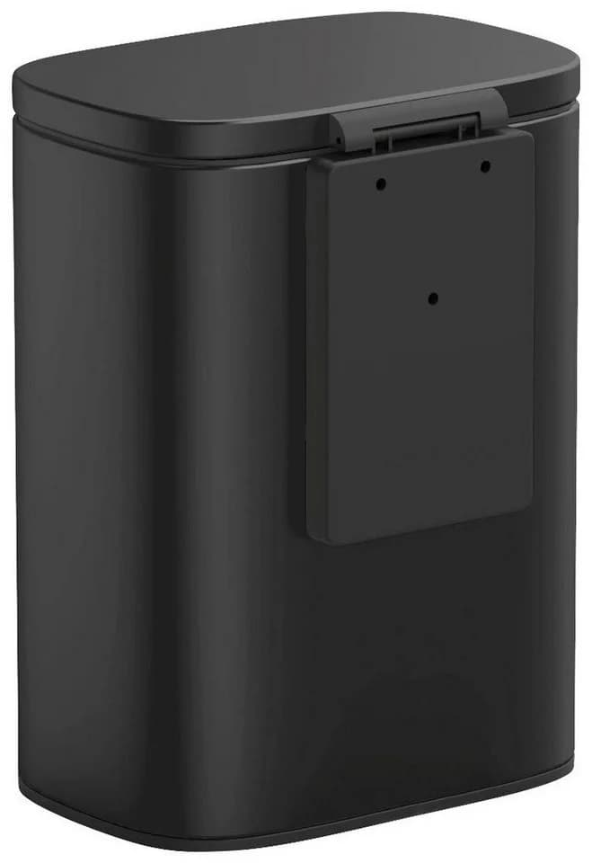 WENKO Kosmetikeimer Sare Wandmontage 5 Liter Schwarz