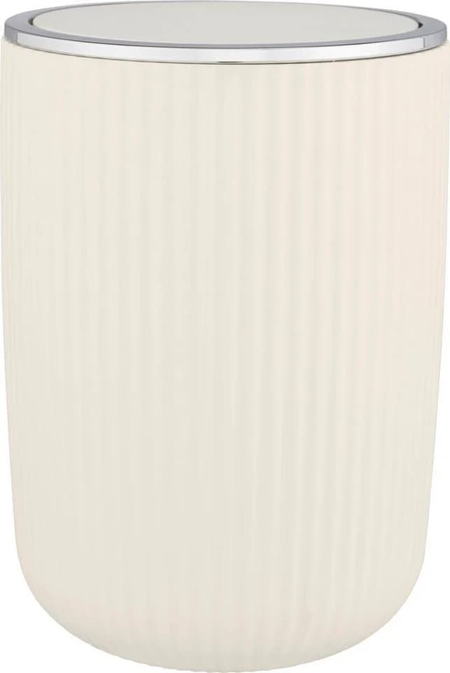 WENKO Kosmetikeimer Agropoli Cremeweiß Kunststoff 5,5 Liter - Bild 2