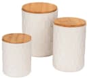WENKO Aufbewahrungsdose Maya 1,3 L Keramik Bambus-Deckel Bild 1