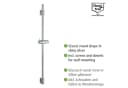WENKO Duschstange Classic Chrom Silber Bild 1