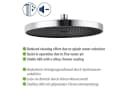 WENKO Duschsystem Softwater Chrom Höhenverstellbar 75-120cm Bild 1