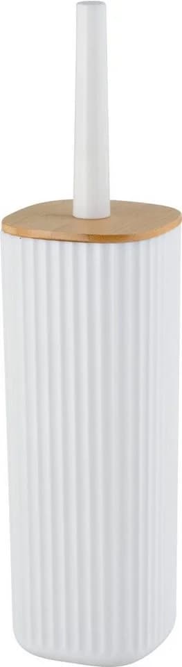 WENKO WC-Garnitur Rotello Bambus Weiß/Braun - Bild 2