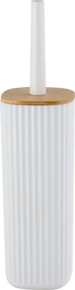 WENKO WC-Garnitur Rotello Bambus Weiß/Braun - Bild 3