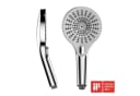 WENKO Ultimate Shower Handbrause Chrom/Weiß 3 Strahlarten Bild 2