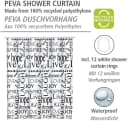WENKO Duschvorhang Live Schwarz-Weiß Motiv Bild 1