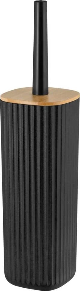 WENKO WC-Garnitur Rotello Schwarz Bambus Modern - Bild 3