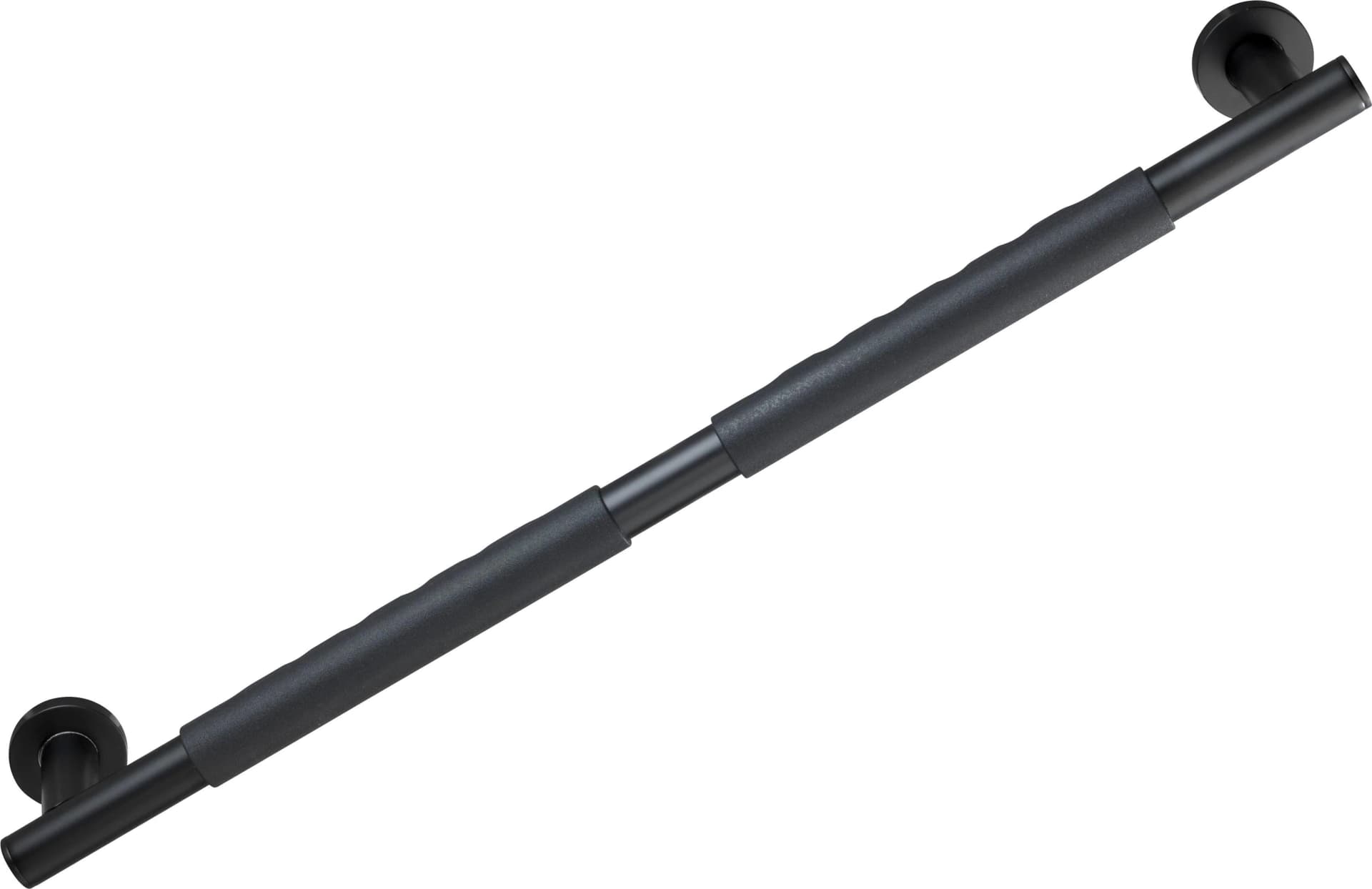 WENKO Secura Wandhaltegriff Schwarz Edelstahl