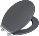 WENKO WC-Sitz Morra Anthrazit Matt MDF Feuchtigkeitsresistent Bild 1