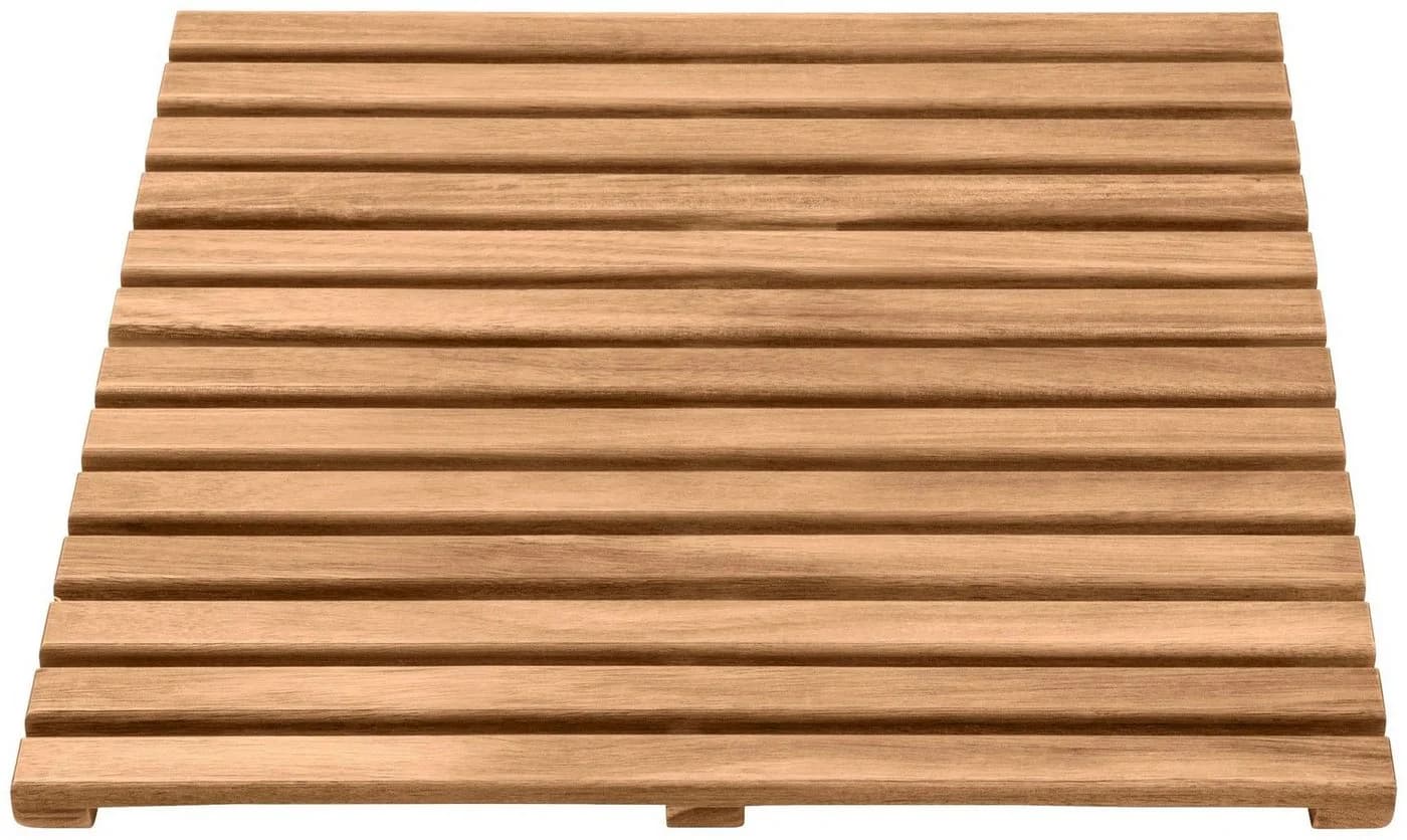 WENKO Saunabodenrost Acacia Beige Naturholz 55x55cm - Bild 2