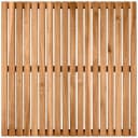 WENKO Saunabodenrost Acacia Beige Naturholz 55x55cm Bild 3