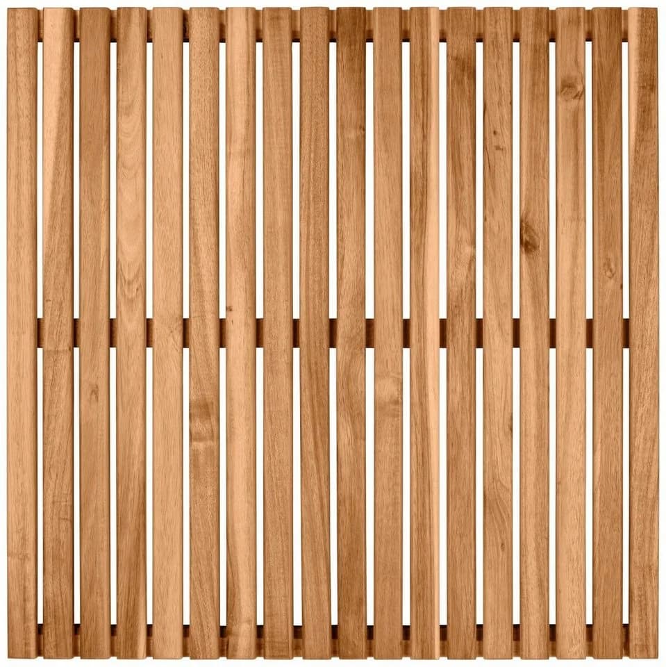 WENKO Saunabodenrost Acacia Beige Naturholz 55x55cm - Bild 3