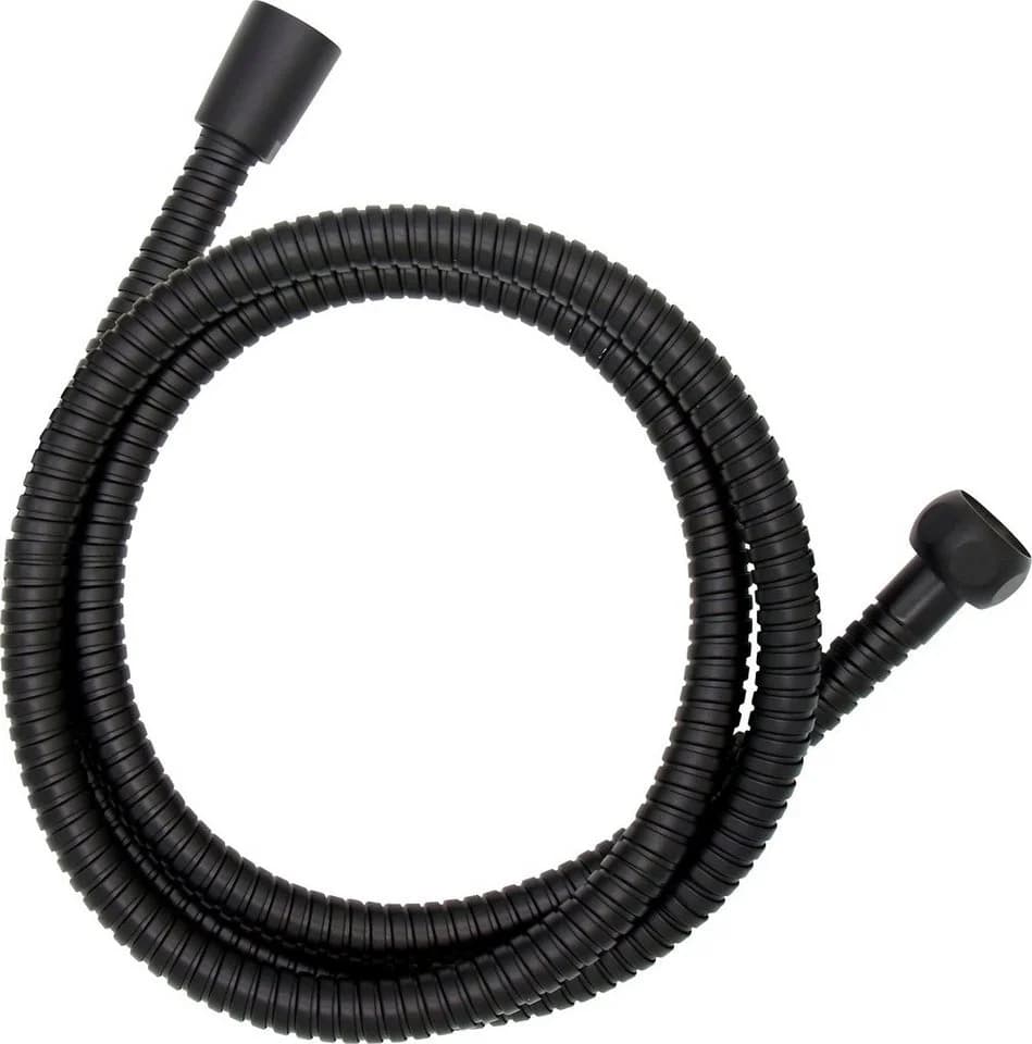 WENKO Brauseschlauch Schwarz Edelstahl 150 cm Verdrehschutz - Bild 2