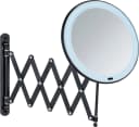 WENKO Barona Kosmetikspiegel Schwarz mit LED und Touch-Funktion Bild 1