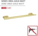 WENKO Handtuchstange Orea Duo Gold Matt Turbo-Loc Bild 5