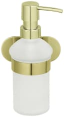 WENKO Seifenspender Orea Gold Matt mit Turbo-Loc® Halterung Bild 2