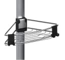 WENKO Teleskopregal Duschecke Purio Grau Silber 3 Ablagen Bild 3