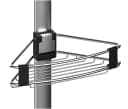 WENKO Teleskopregal Duschecke Purio Grau Silber 3 Ablagen Bild 4
