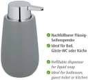 WENKO Badaccessoire-Set Badi 2-tlg. Grau Keramik Bild 4