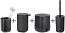 Badaccessoire-Set WENKO "Davos" Schwarz Matt Kunststoff Bild 2