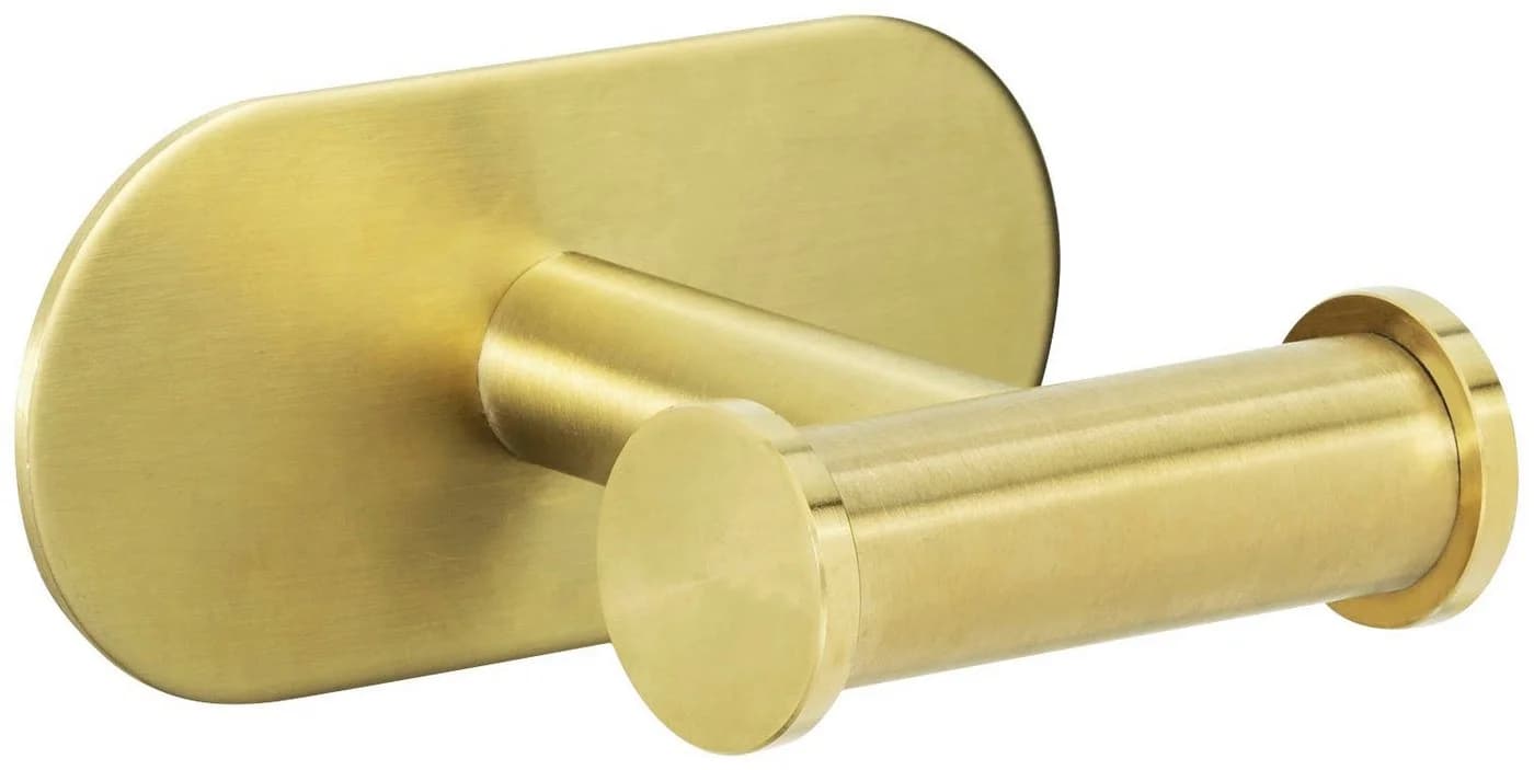 WENKO Wandhaken Turbo-Loc® Duo Gold Matt Edelstahl - Bild 3