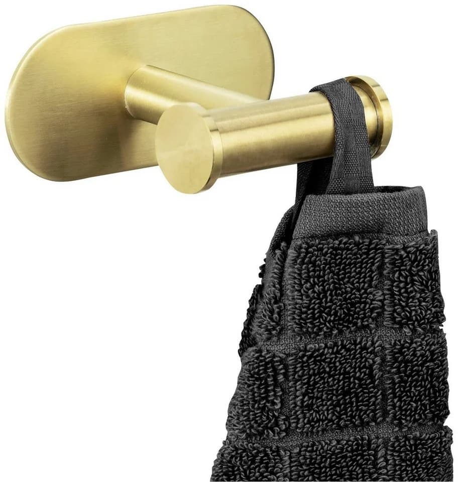 WENKO Wandhaken Turbo-Loc® Duo Gold Matt Edelstahl - Bild 4