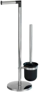 WENKO WC-Garnitur Parus Stand WC-Garnitur Silber Edelstahl Bild 1