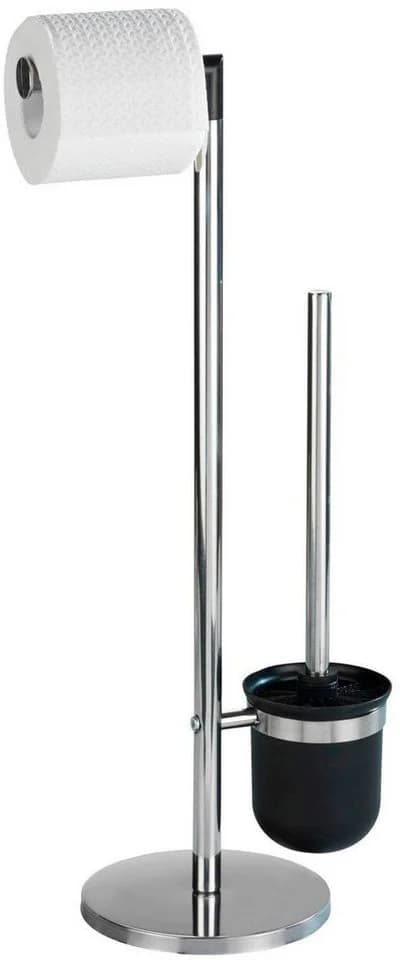 WENKO WC-Garnitur Parus Stand WC-Garnitur Silber Edelstahl - Bild 3