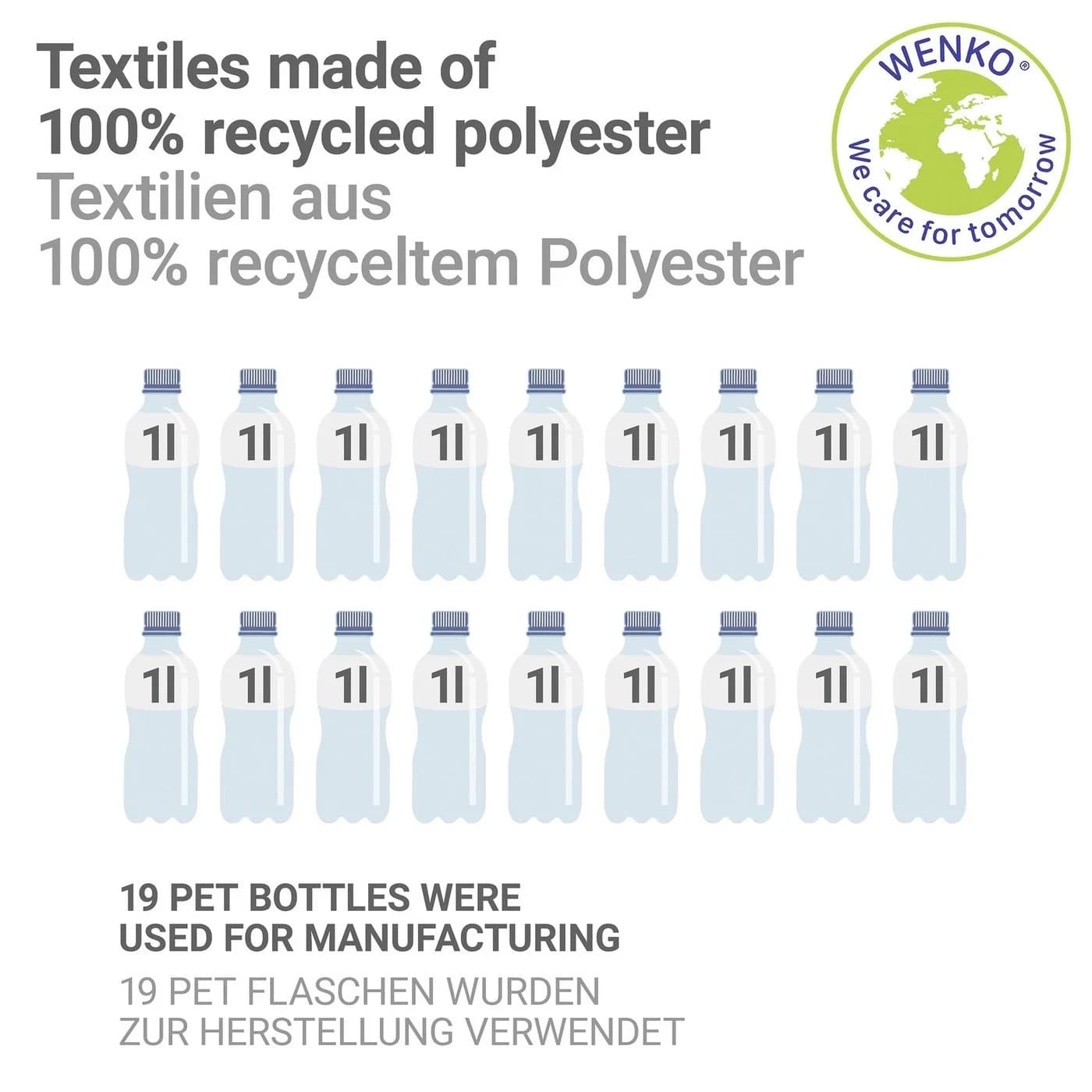 WENKO Wäschetruhe Ecori Schwarz Bambus Polyester - Bild 5