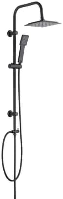 WENKO Duschsystem Cuadro Schwarz mit Regendusche und Handbrause Bild 2