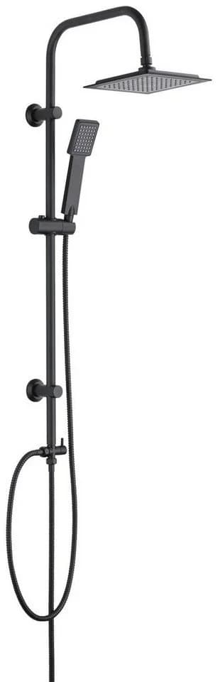 WENKO Duschsystem Cuadro Schwarz mit Regendusche und Handbrause - Bild 2