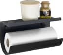 WENKO Küchenrollenhalter Jet Schwarz Wandhalter Industrial Design Bild 2