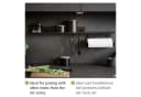 WENKO Küchenrollenhalter Jet Schwarz Wandhalter Industrial Design Bild 4