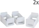 WENKO Organizer Universal 6er Set Weiß Faltbar Kunststoff Bild 2