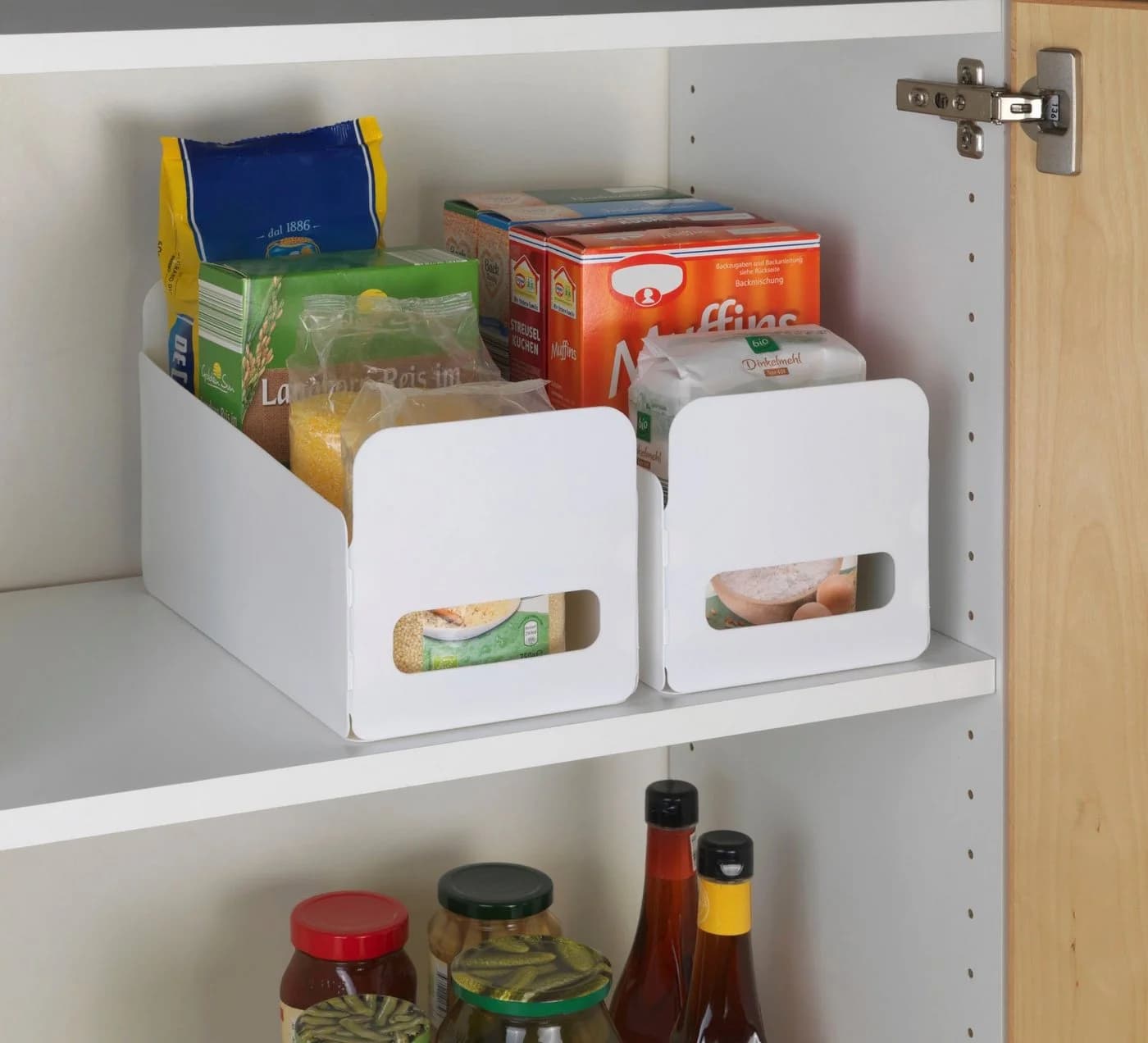 WENKO Organizer Universal 6er Set Weiß Faltbar Kunststoff - Bild 4
