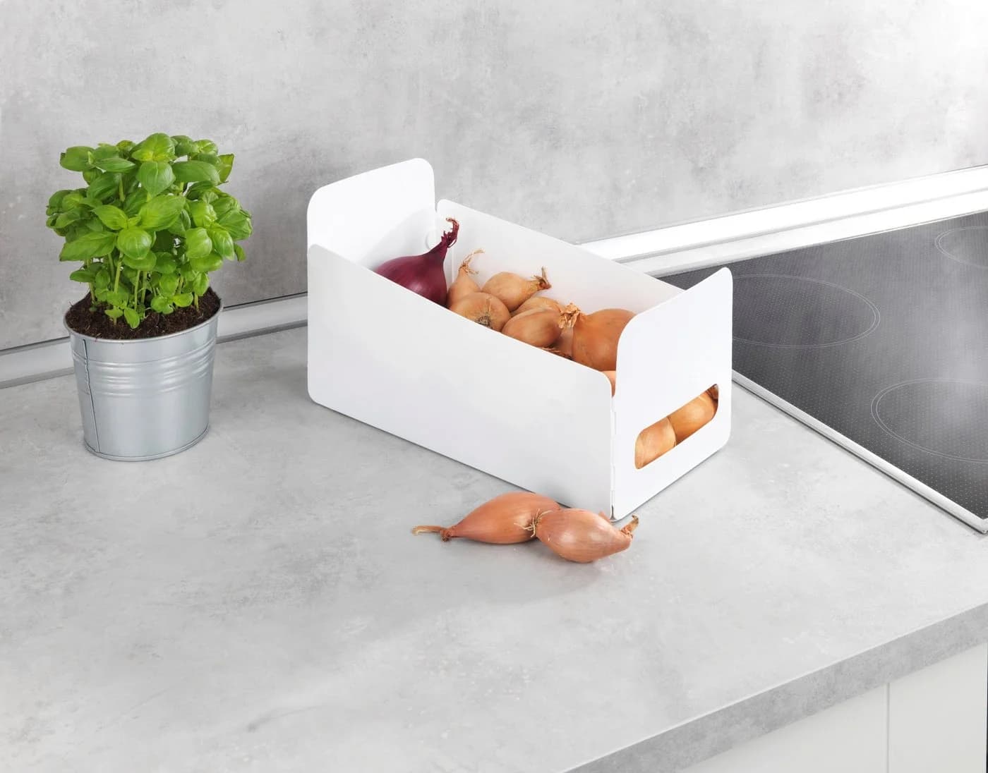 WENKO Organizer Universal 6er Set Weiß Faltbar Kunststoff - Bild 5
