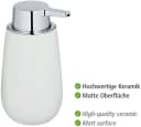 WENKO Badaccessoire-Set Badi 2-tlg. Seifenspender & Zahnputzbecher Keramik Bild 3