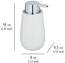 WENKO Badaccessoire-Set Badi 2-tlg. Seifenspender & Zahnputzbecher Keramik Bild 4