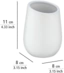 WENKO Badaccessoire-Set Badi 2-tlg. Seifenspender & Zahnputzbecher Keramik Bild 5