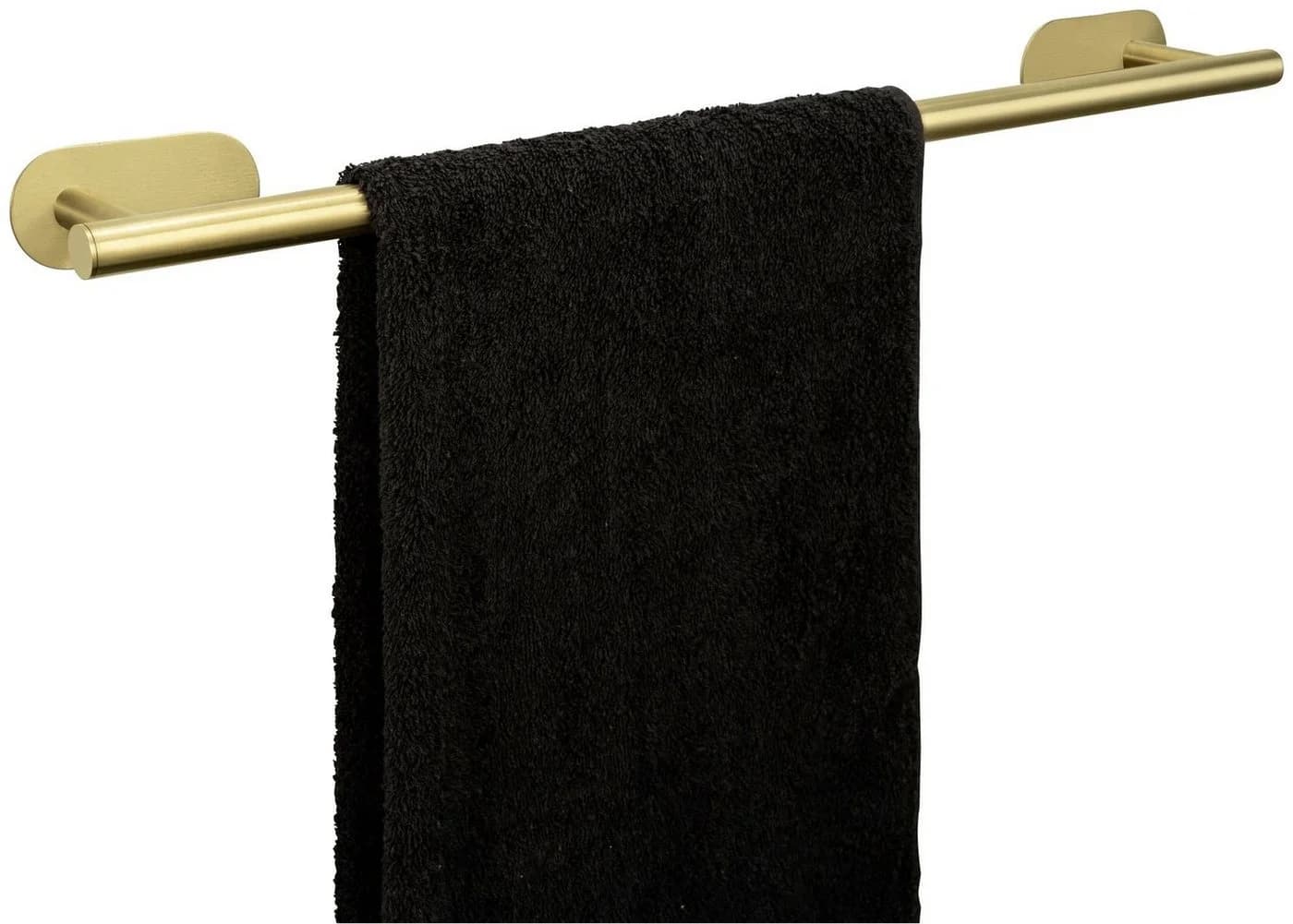 WENKO Handtuchstange Turbo-Loc Uno Orea Gold Edelstahl Handtuchhalter Bohrfrei - Bild 4