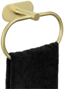 WENKO Handtuchring Orea Gold Matt Edelstahl ohne Bohren Bild 5