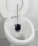 WENKO WC-Garnitur Raumsparwunder Silber mit Halter Bild 3