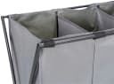 Wenko Wäschesortierer Trio XL Grau Schwarz 3 Fächer Bild 5