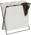 WENKO Wäschesortierer Trio XL Beige Schwarz 3 Fächer Bild 4