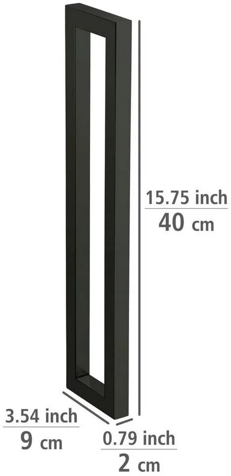 WENKO Handtuchhalter Reitani Schwarz Matt Wandhalter - Bild 3