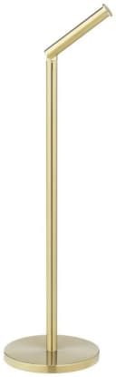 WENKO Toilettenpapierhalter 2in1 aus Edelstahl Gold Bild 3