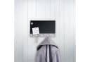 WENKO Hakenleiste Garderobe Schwarz mit 5 Haken Magnet Memoboard Bild 5