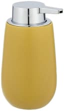 WENKO Badaccessoire-Set Badi Gelb Keramik Seifenspender Zahnputzbecher Bild 3