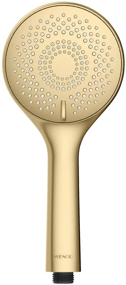 WENKO Handbrause Watersaving Wassersparender Duschkopf Gold - Bild 2