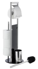 Moderne WC-Garnitur aus Edelstahl und Kunststoff Bild 4